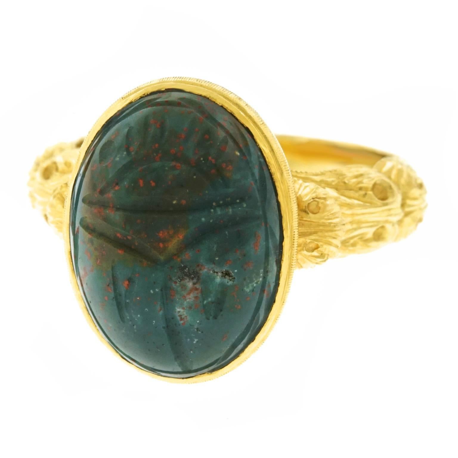 antique scarab ring