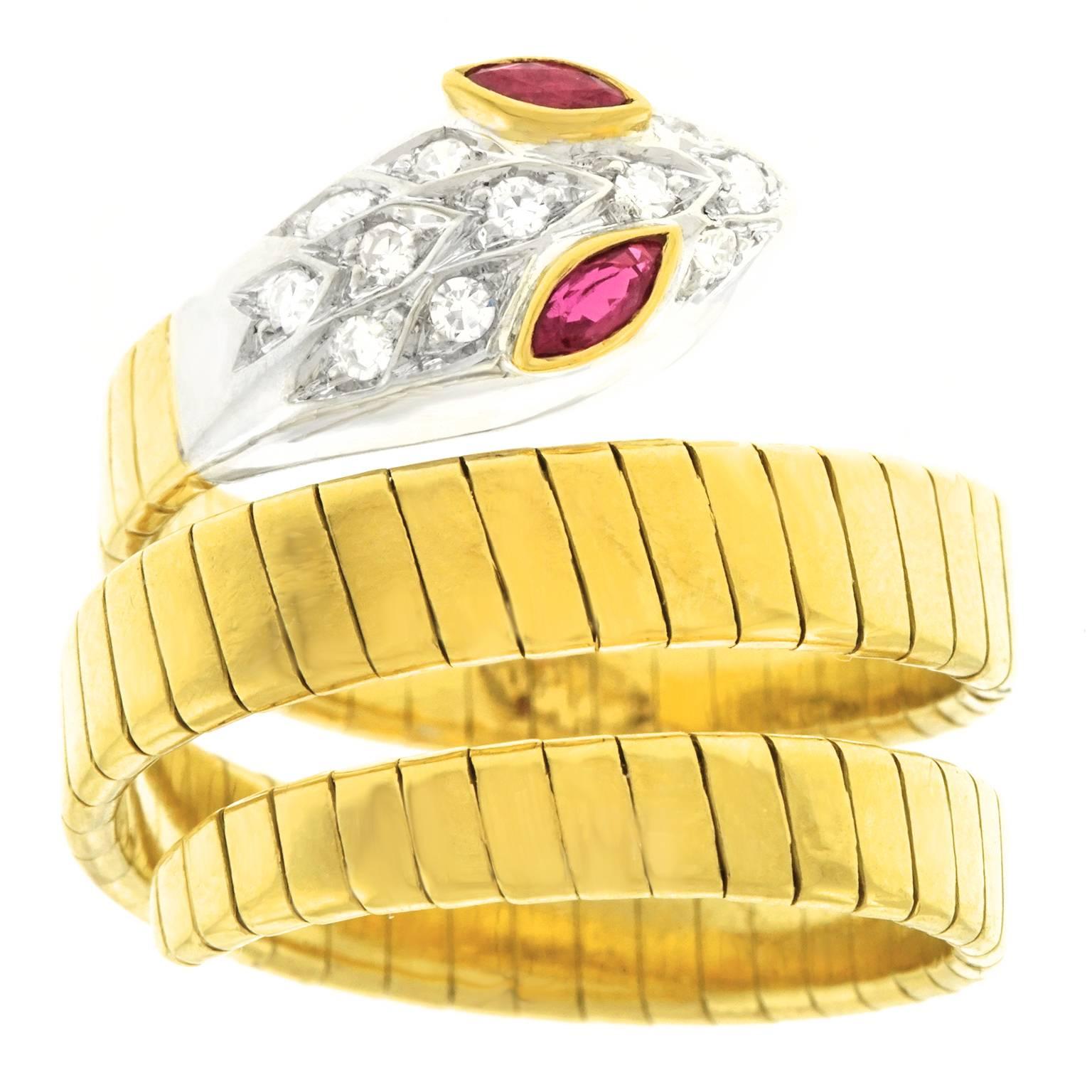 Carl F. Bucherer Gold Snake Ring