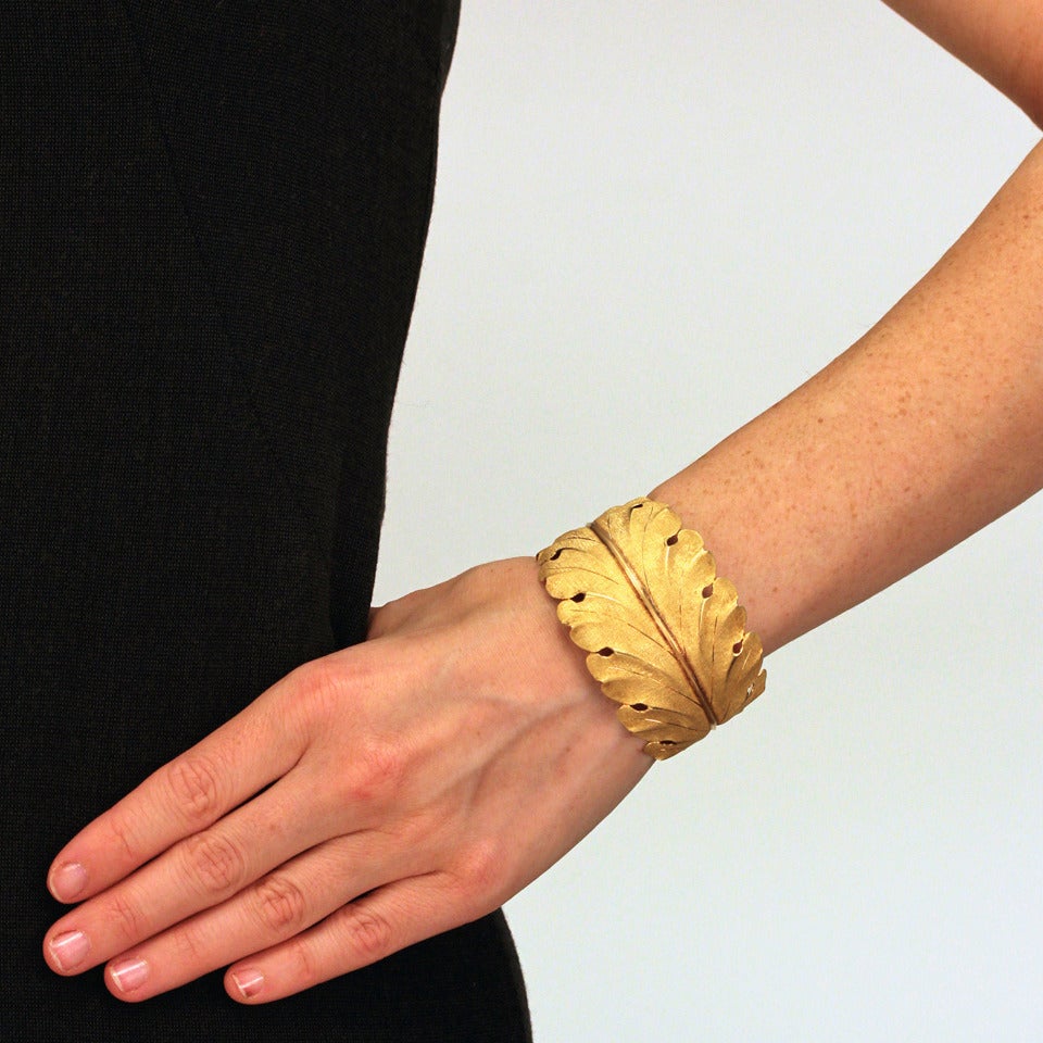 Women's Buccellati Gold Leaf Bracelet