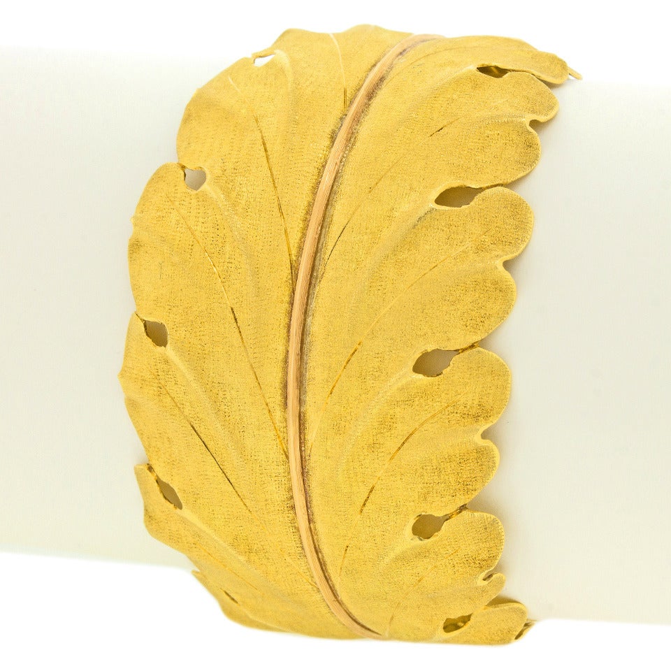 Buccellati Gold Leaf Bracelet 4