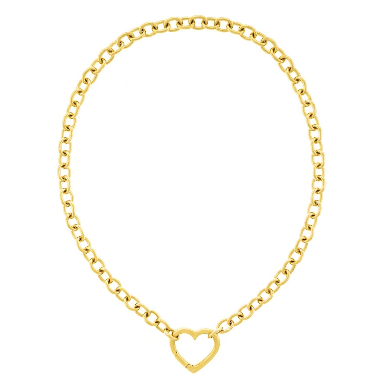 Tiffany & Co. Gold Heart Necklace