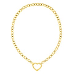 Tiffany & Co. Gold Heart Necklace