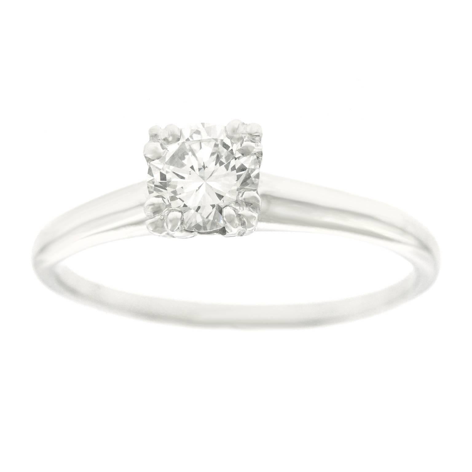 .55 Carat Retro 1940s Diamond Engagement Ring