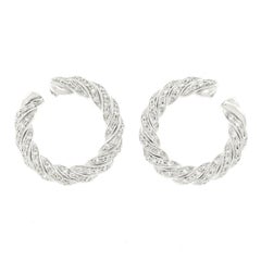 Tannler Diamond-Set Gold Hoop Earrings 12