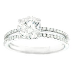 1.40 Carat F VS Diamond Engagement Ring GIA