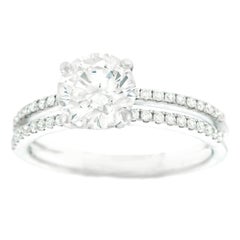 1.40 Carat F VS Diamond Engagement Ring GIA