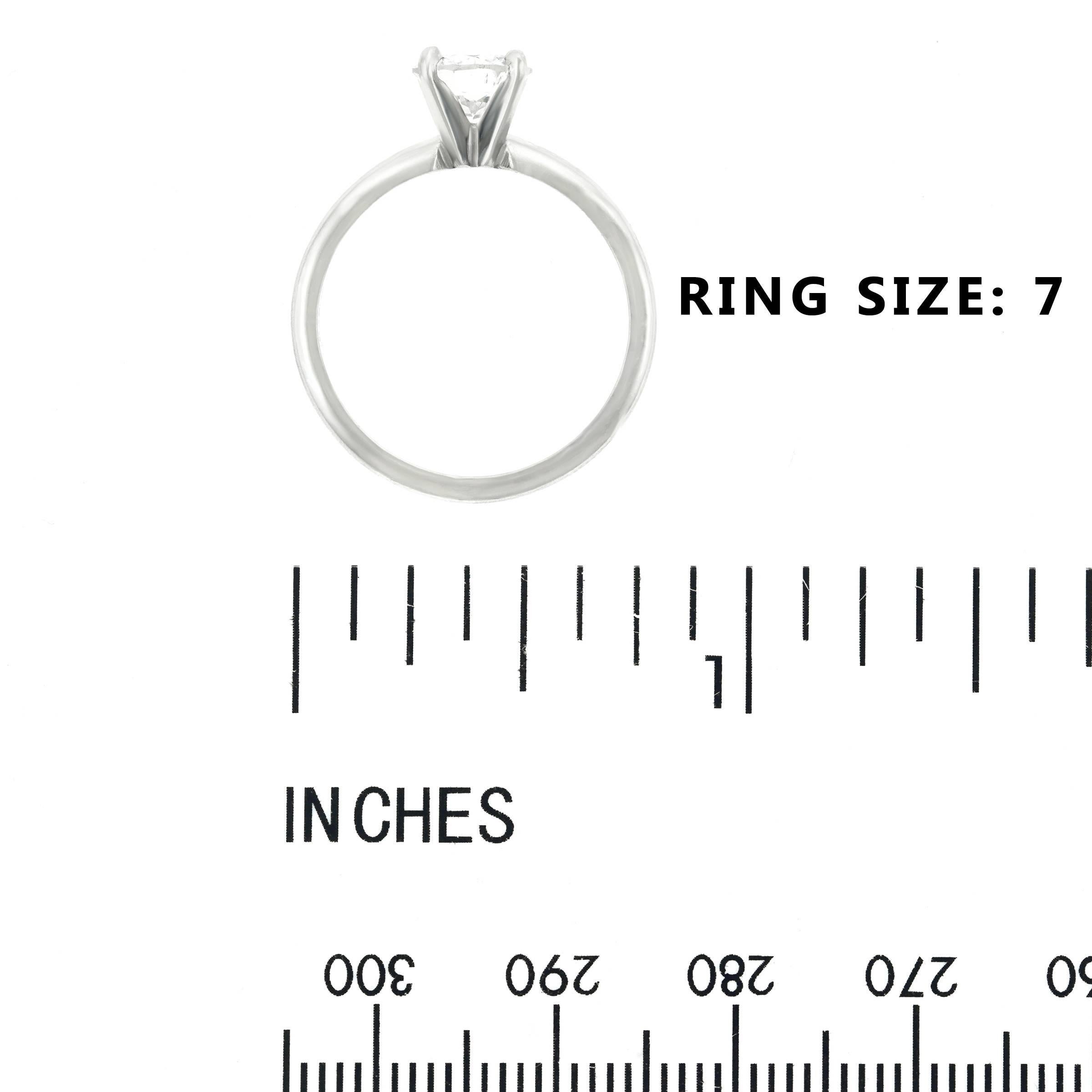1.11 Carat Diamond Engagement Ring in Platinum GIA 2