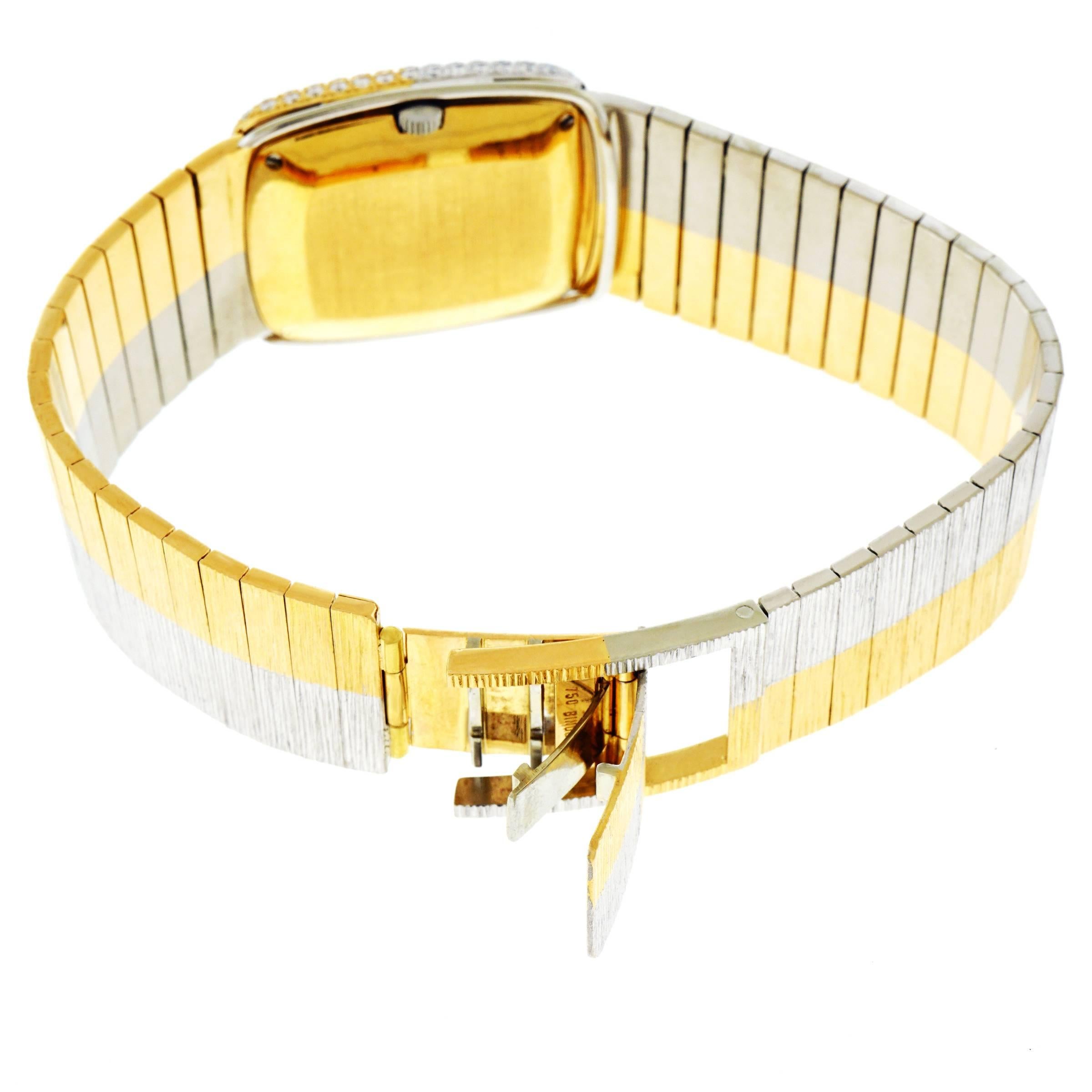 Paul Binder One-of-a-Kind Diamond Set Gold Wristwatch 2