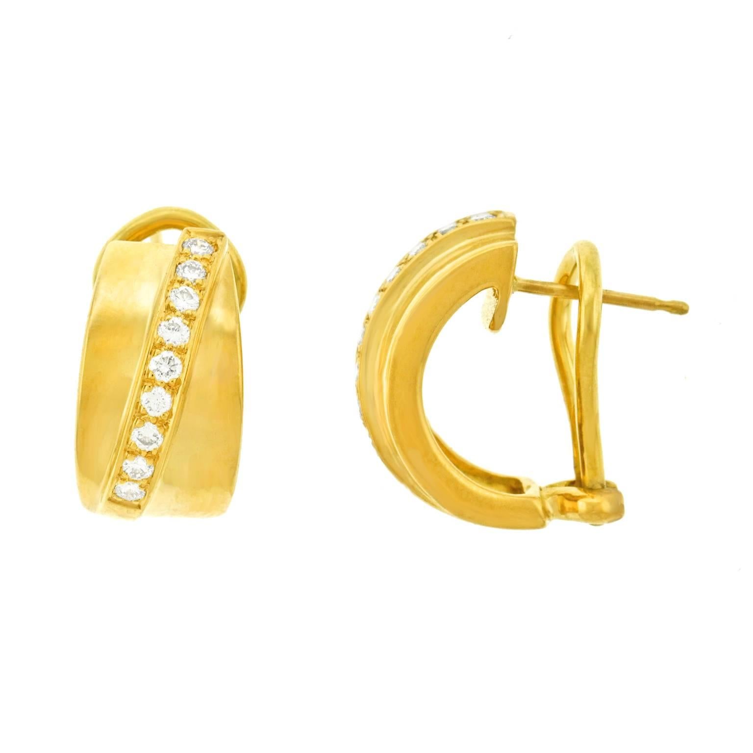 Tannler Diamond and Gold Earrings 4