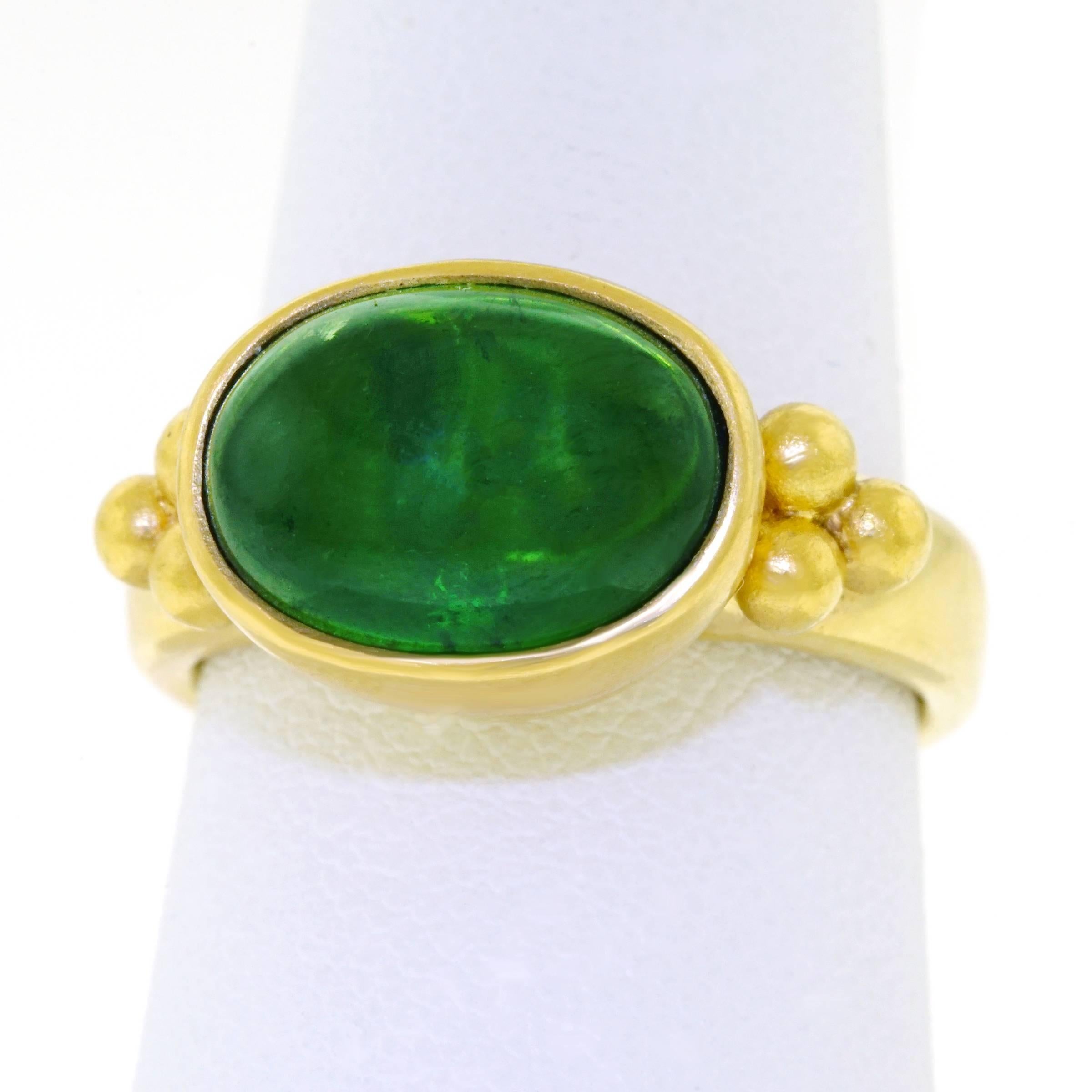 Women's or Men's Maija Neimanis Archaic Motif High Karat Gold Ring