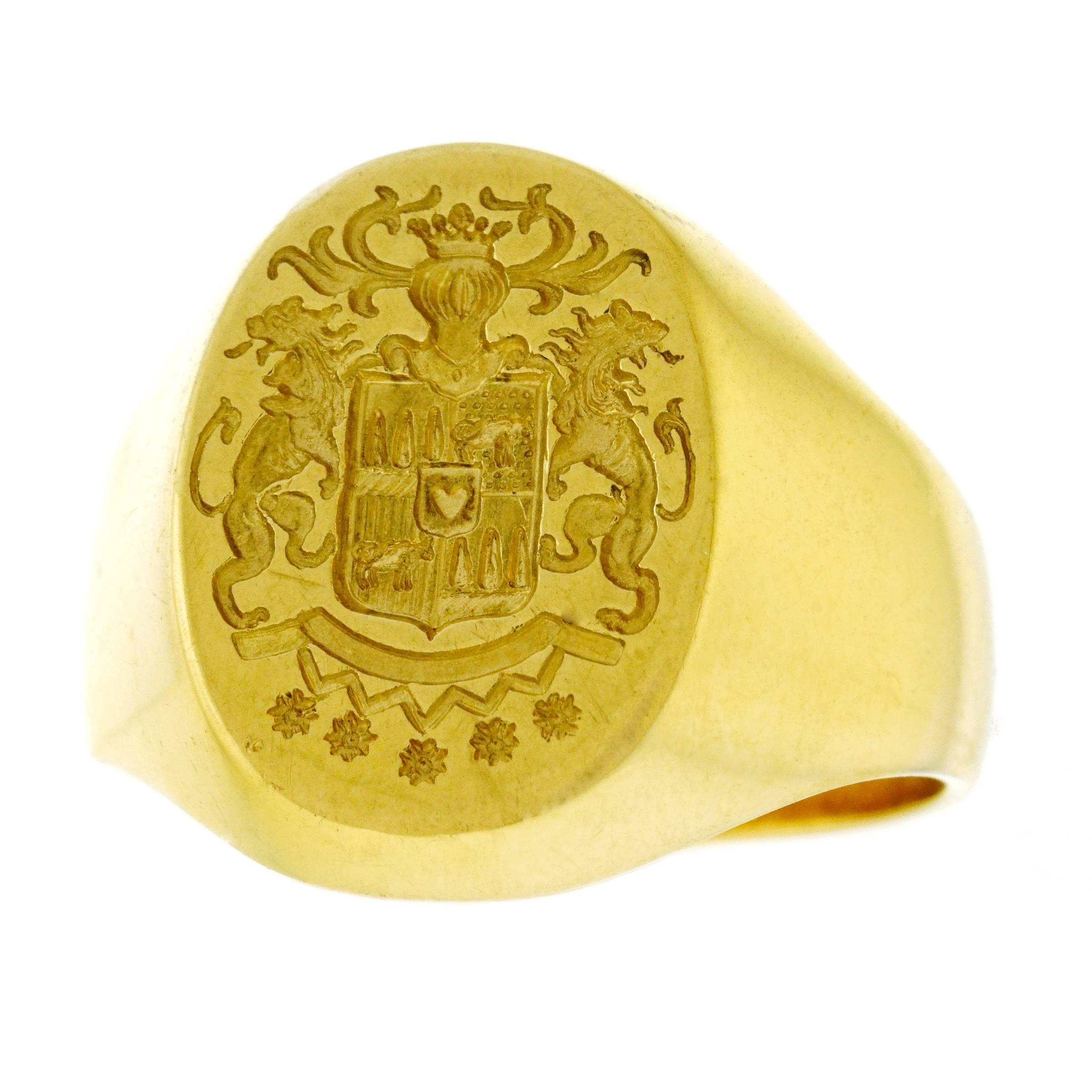 Gold Signet Ring