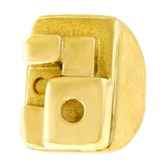 1970s Modernist Burle Marx Gold Ring