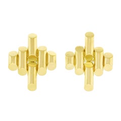Tiffany and Co. Art Deco Gold Earrings