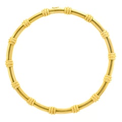 Retro Tiffany & Co. Atlas Motif Gold Necklace