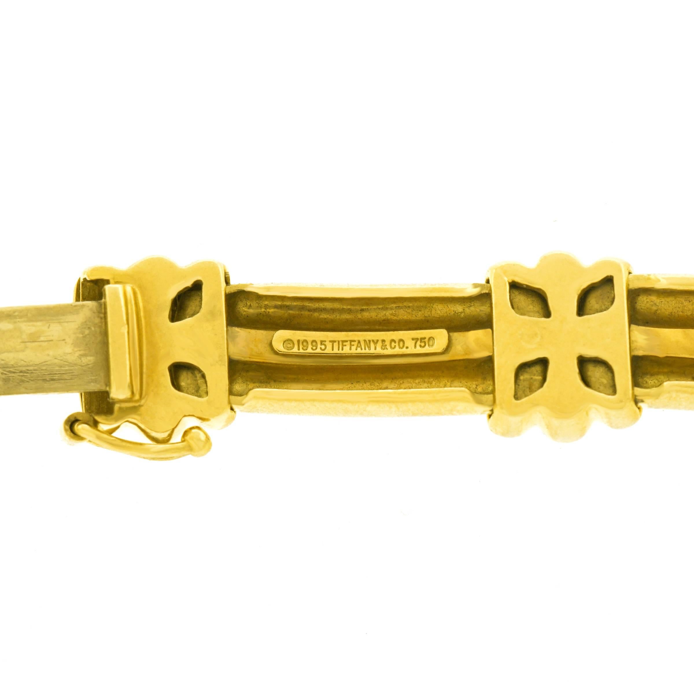 Tiffany & Co. Atlas Motif Gold Bracelet 1