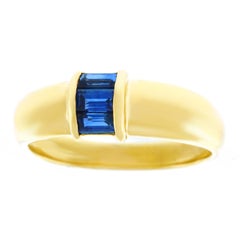 Tiffany & Co. Sapphire Set Gold Ring