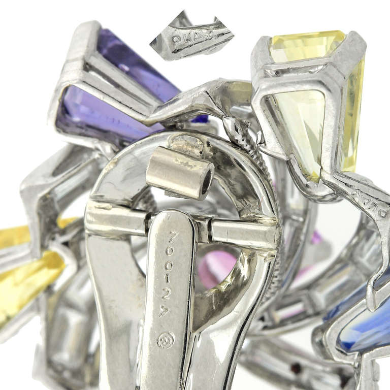 Women's Oscar Heyman Chic Fifties Sapphire Diamond Earrings