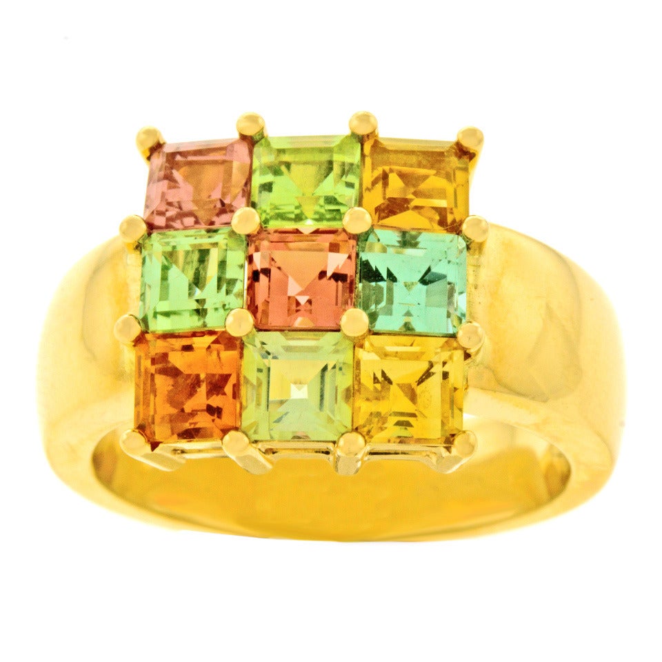 H. Stern Contemporary Motif Tourmaline Ring 3
