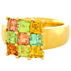 H. Stern Contemporary Motif Tourmaline Ring