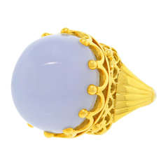 Blue Crown of Revisionist Chic, Ring