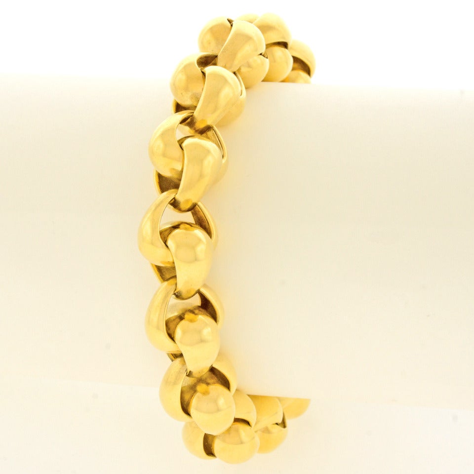 chunky gold bracelets