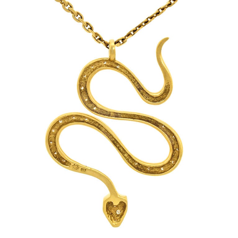 Tannler Snake Pendant & Chain 3