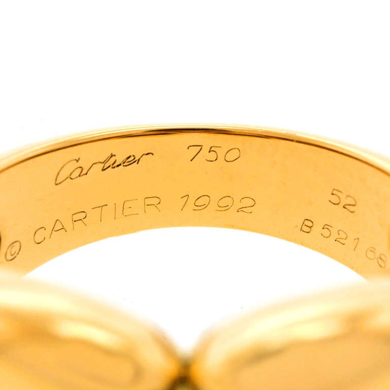 Women's Cartier Gold Link Ring