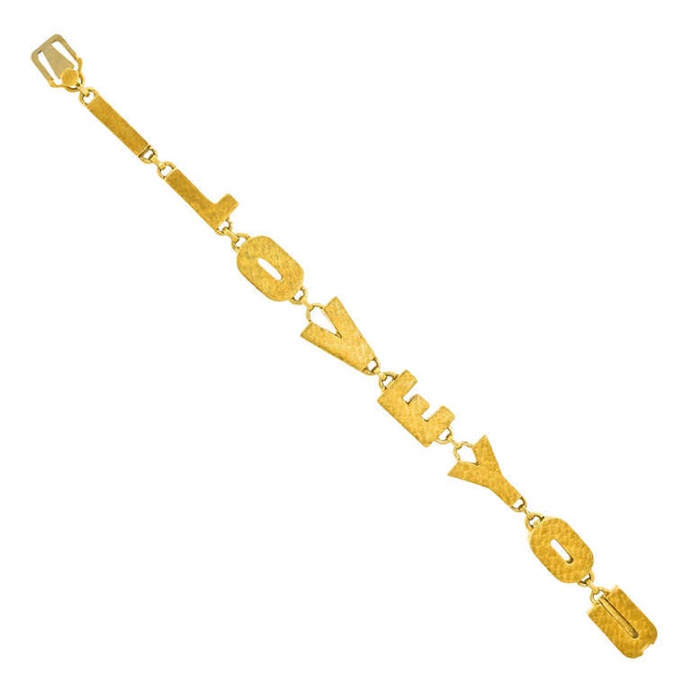 Lucien Piccard "I LOVE YOU" Bracelet