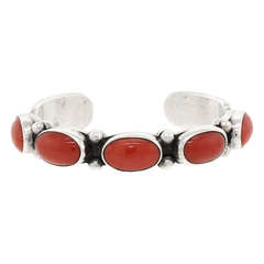 Navajo Coral Bracelet