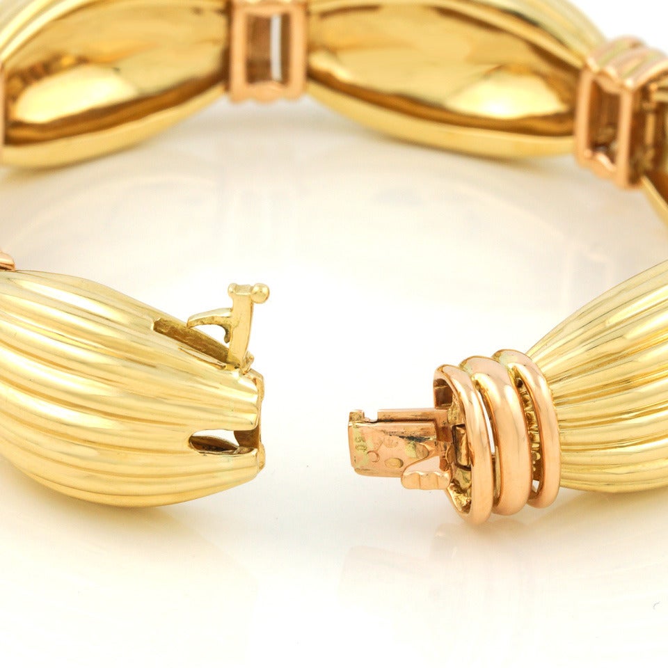 French Fabulous Sixties Gold Bracelet 3