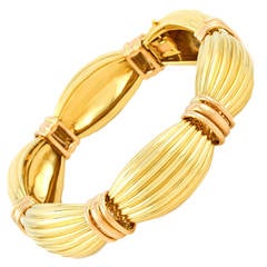Vintage French Fabulous Sixties Gold Bracelet