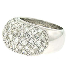 Salavetti 4.48cttw Diamond Pave Dome Ring