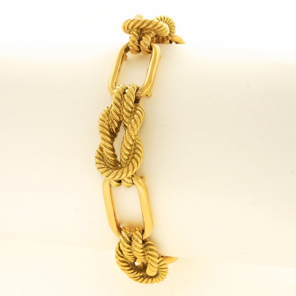 Tiffany & Co. France Chic Gold Knot Bracelet 3