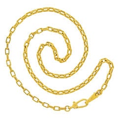 Vintage Pomellato Gold Link Necklace