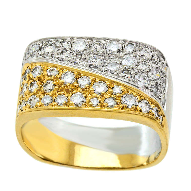 Fabulous Seventies Diamond & Gold Ring 4