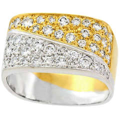 Fabulous Seventies Diamond & Gold Ring