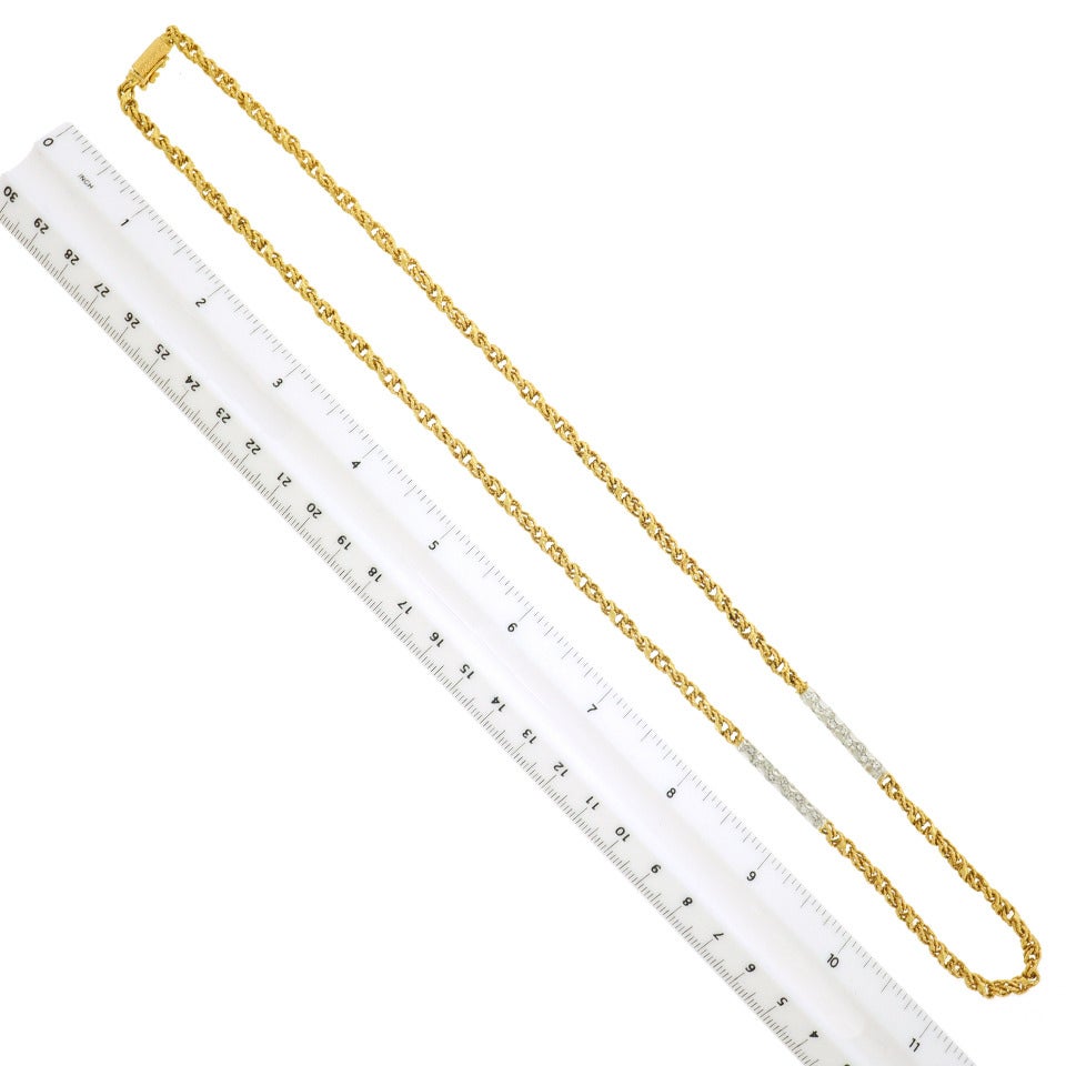 Abel & Zimmerman Gold and Diamond Necklace 1