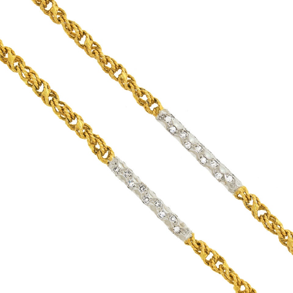 Abel & Zimmerman Gold and Diamond Necklace 2