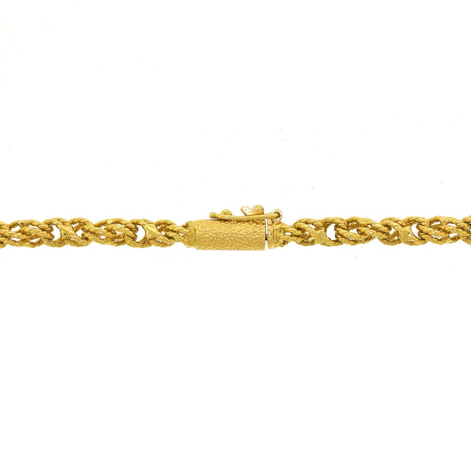 Abel & Zimmerman Gold and Diamond Necklace 3