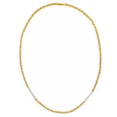 Abel & Zimmerman Gold and Diamond Necklace