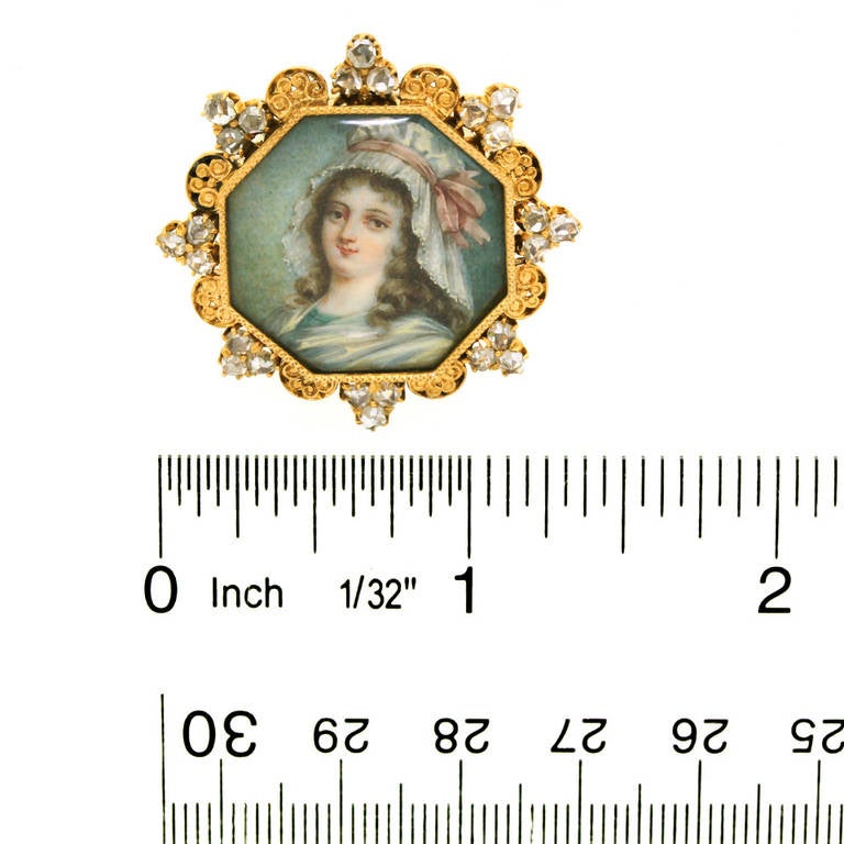 Bailey Banks & Biddle Portrait Brooch 1