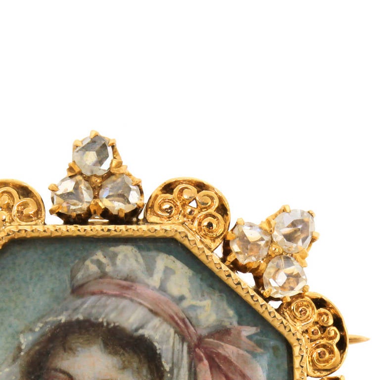 Bailey Banks & Biddle Portrait Brooch 3