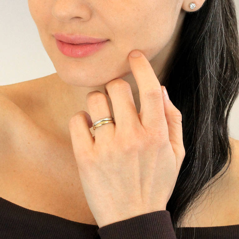 Cartier Dihn Van Paired Gold Rings