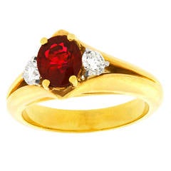 T. Foster & Co. Ruby Diamond Ring