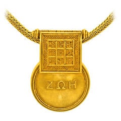 Pendentif ou amulette Castellani Bulla