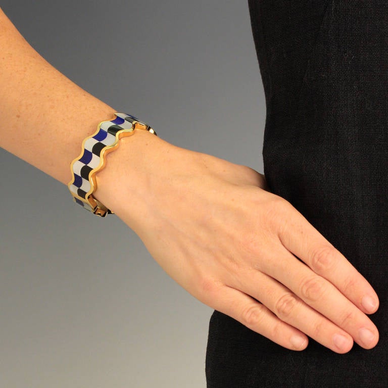 Tiffany & Co. Intarsia Wave Bracelet