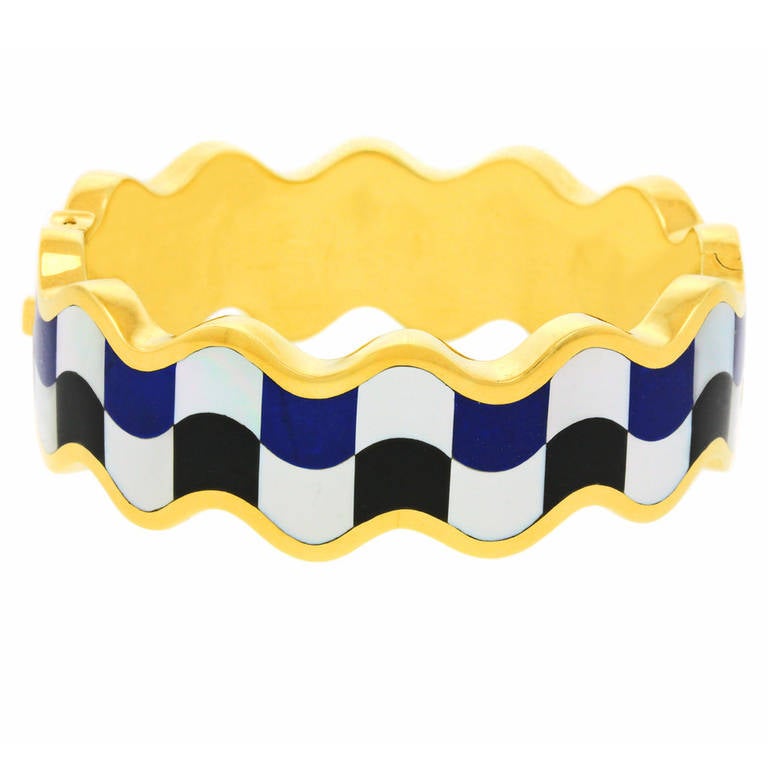 Tiffany & Co. Intarsia Wave Bracelet