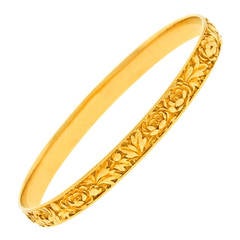 Tiffany & Co. Antique Gold Bangle Bracelet