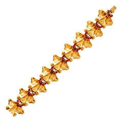 Tiffany & Co. Vintage Ruby Diamond Bracelet