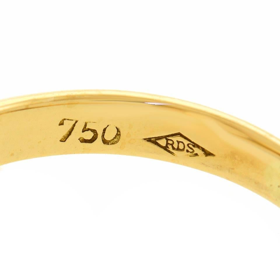 Women's 1950s Moonstone Gold Ring 
